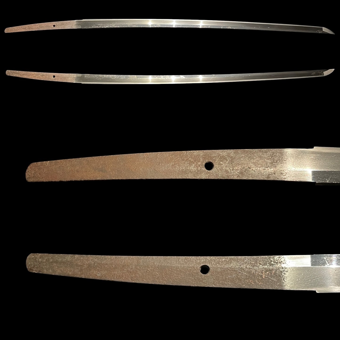Aizu Kanesada Kodai 会津兼定後代 Long KATANA 75.8cm, Masamehada 柾目肌, Bakumatsu era