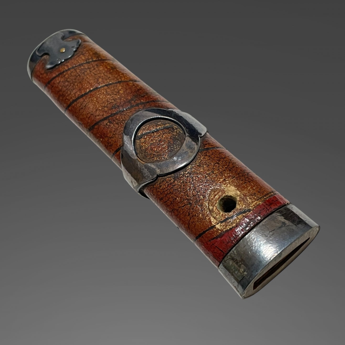 Kawari-Koshirae 変わり拵 Wakizashi, Silver and Copper Fittings, with Kozuka