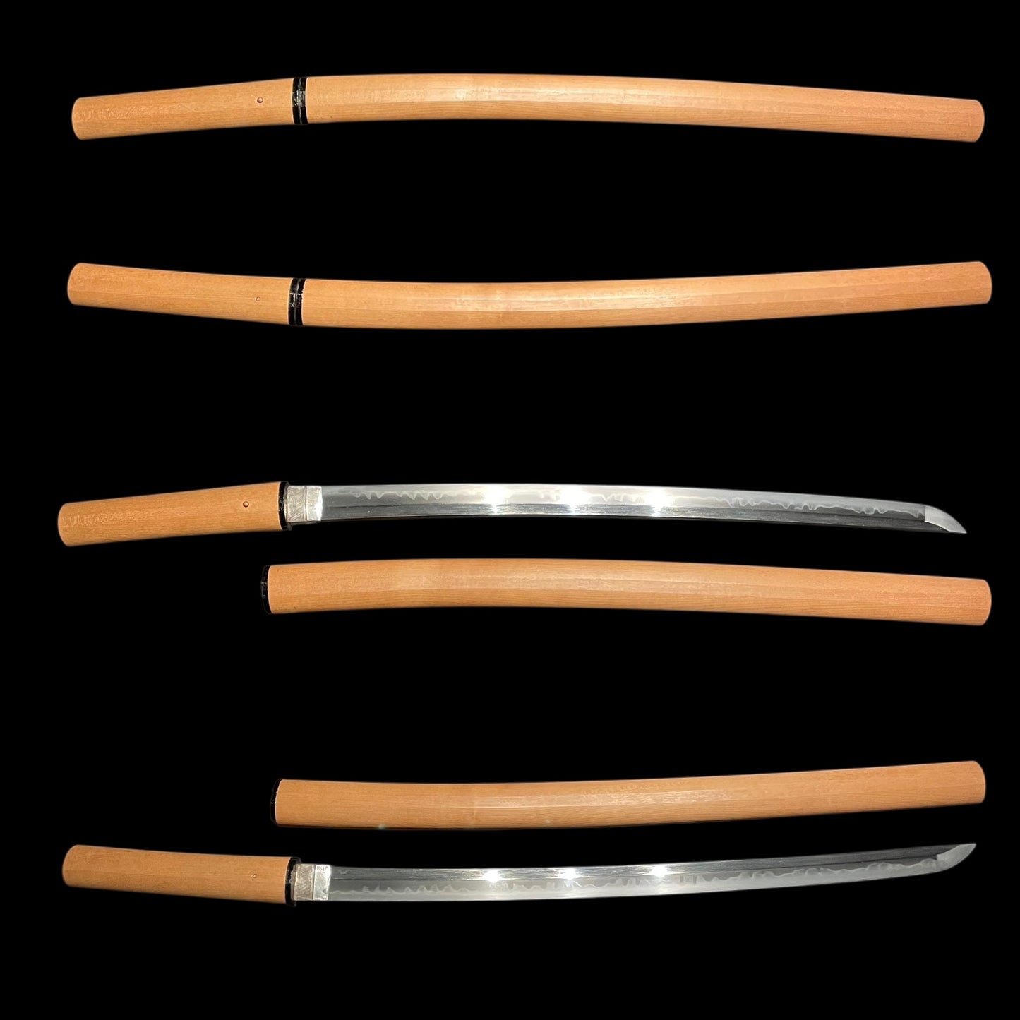 Inshu Tadakuni 因州忠国 Long Wakizashi,Gunome-Choji Hamon 互目丁子刃文,  NBTHK Certificate