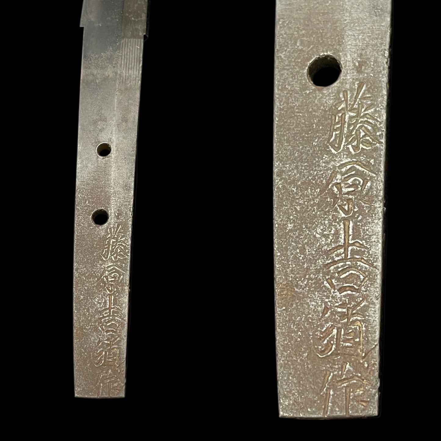 Amazing Hamon, Fujiwara Yoshimichi 藤原吉道 signed Long WAKIZASHI, Edo period