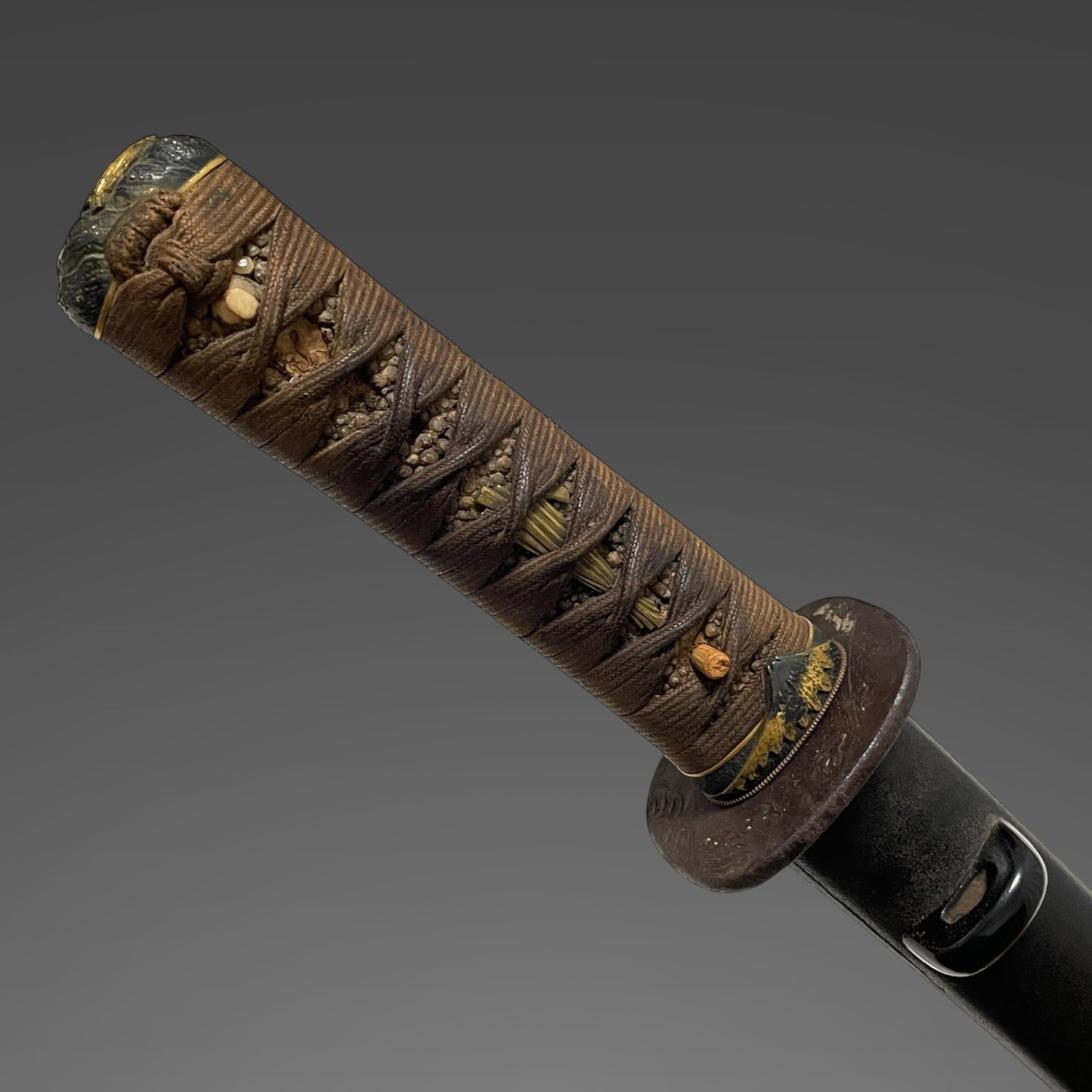 Mt.Fuji 富士山 Fittings Short WAKIZASHI, Edo period mumei