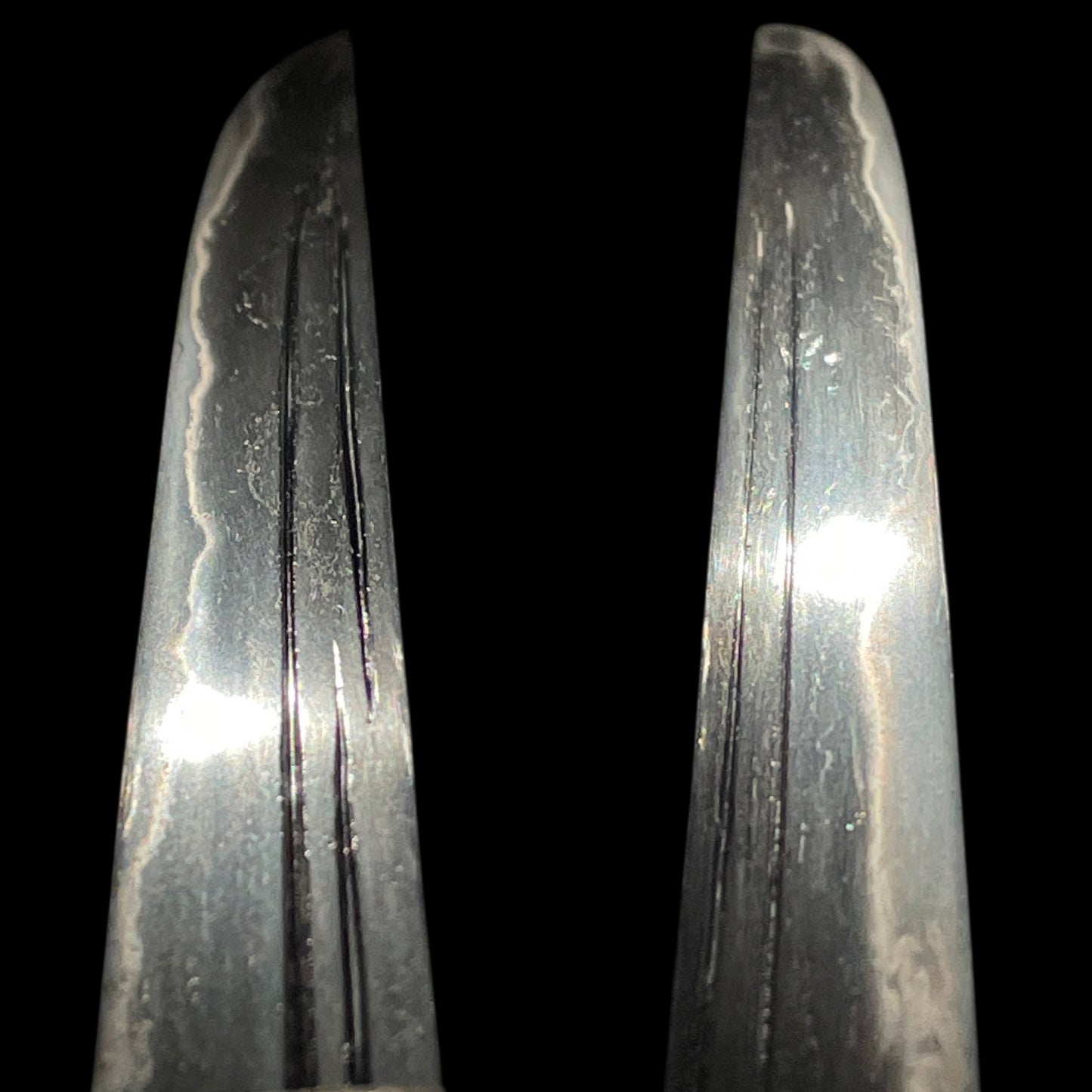 Kunimitsu 國光 signed TANTO, Dragon Kozuka, Shell Fuchi, Muromachi period