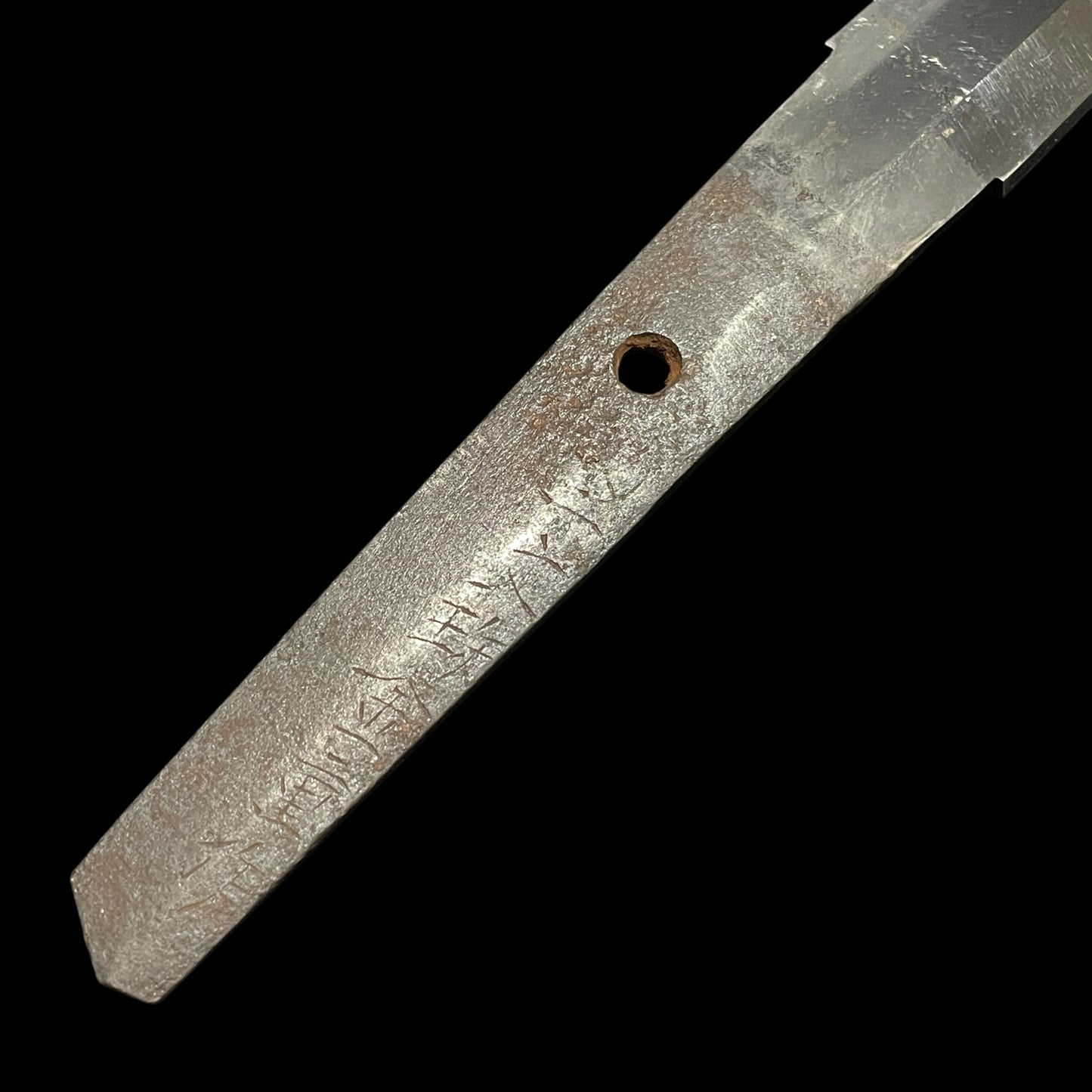 Monju Kaneshige 文珠金重 signed WAKIZASHI, Oogunome-Hamon 大互目刃文, Edo period