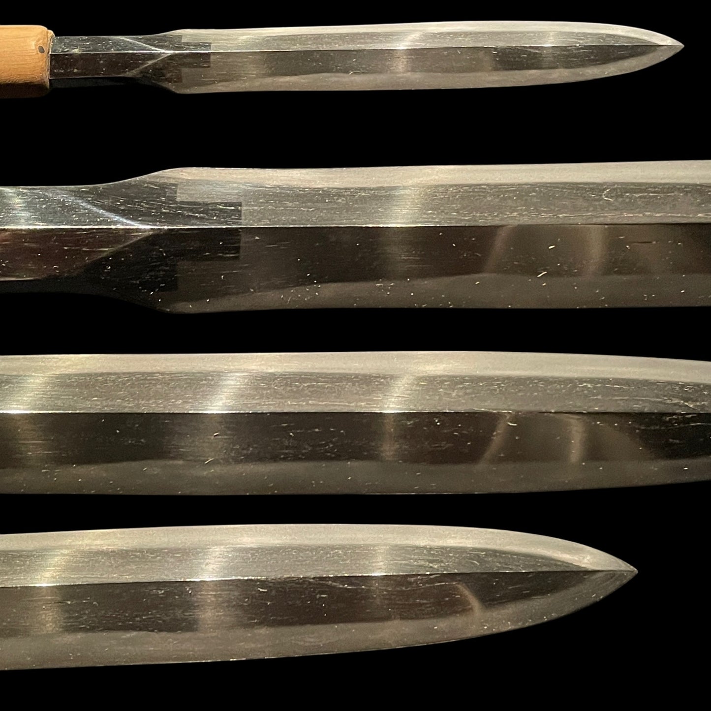 KOTO Hirasankaku-Yari 平三角槍 in Shirasaya, Long Kerakubi, Muromachi period mumei