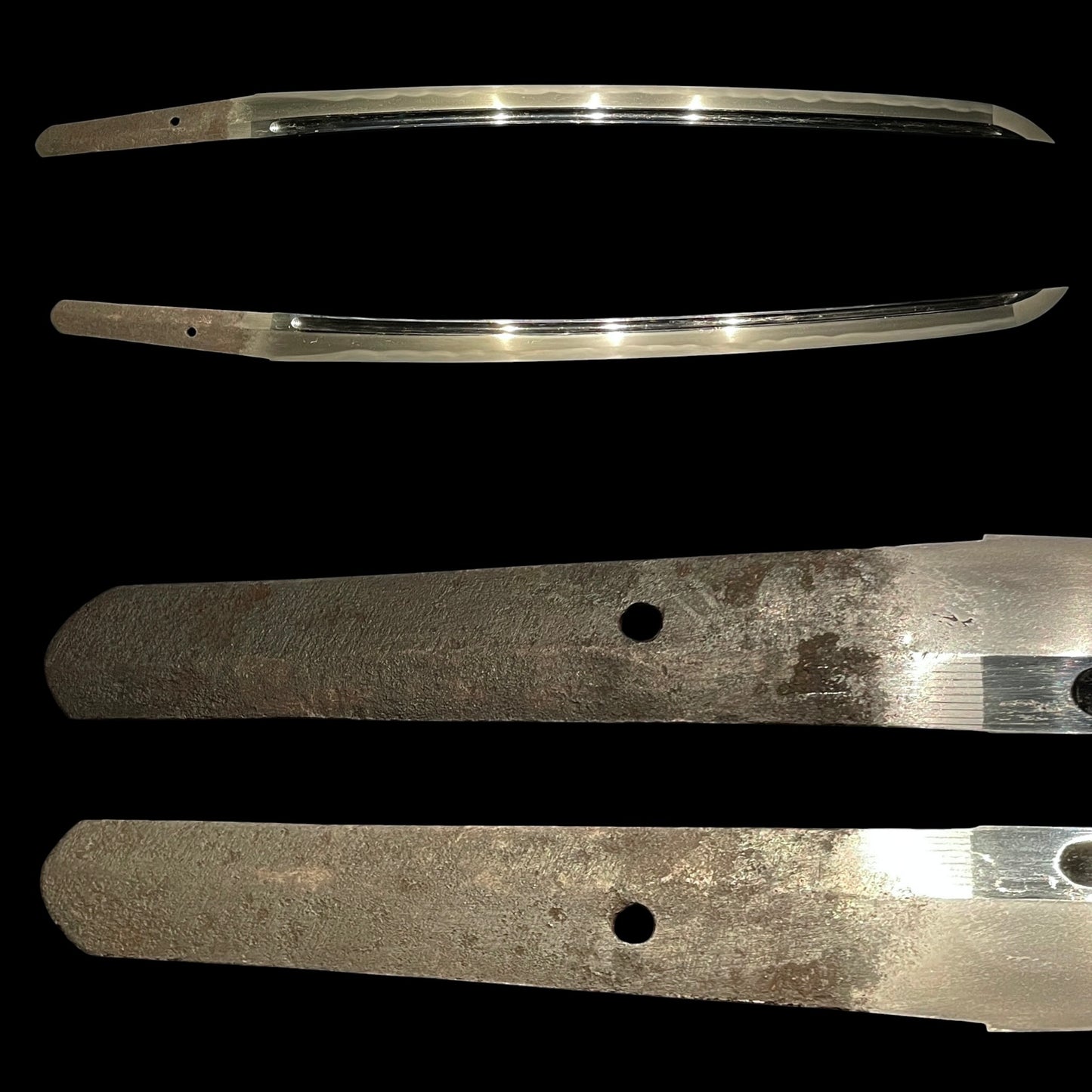 Bo-hi 棒樋 Wakizashi in Shirasaya, Edo period mumei