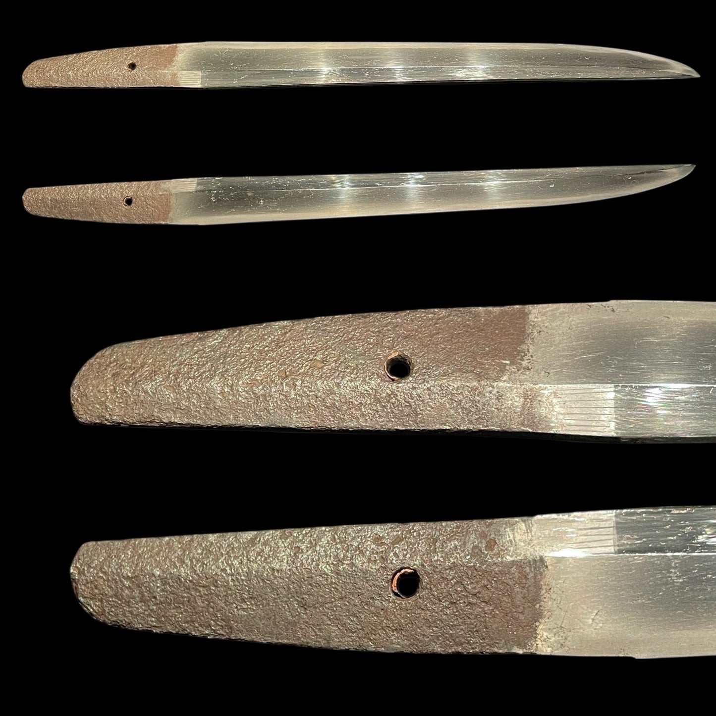 Kawari-Shobuzukuri 変わり菖蒲造り TANTO, Thick blade, Edo period mumei