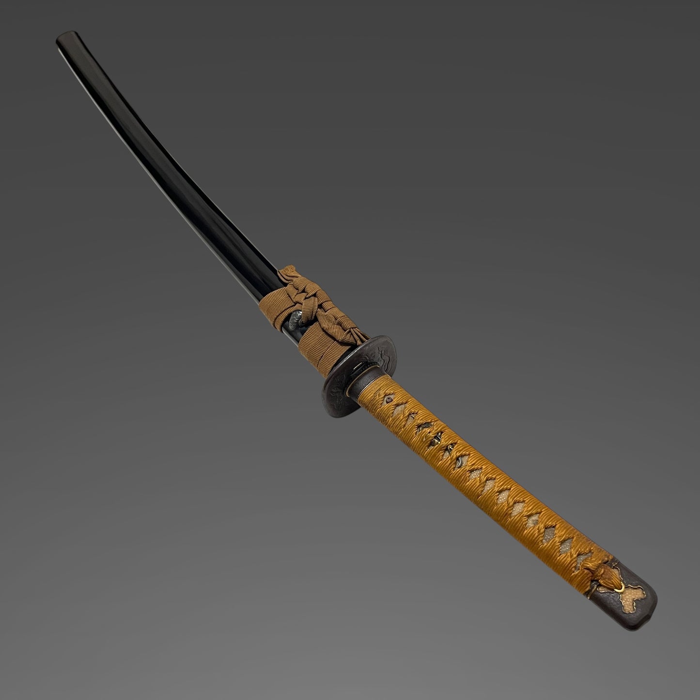 Dragon Tsuba Long KATANA, Late Edo period mumei, Bakumatsu era