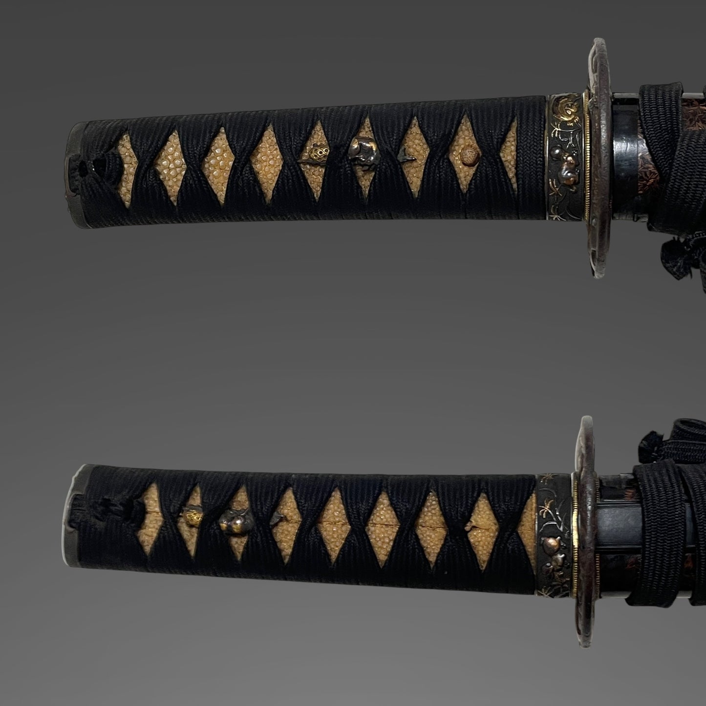 Sadamune 貞宗 signed Wakizashi, Dog Fuchikashira, Shakudo Kozuka, Edo period
