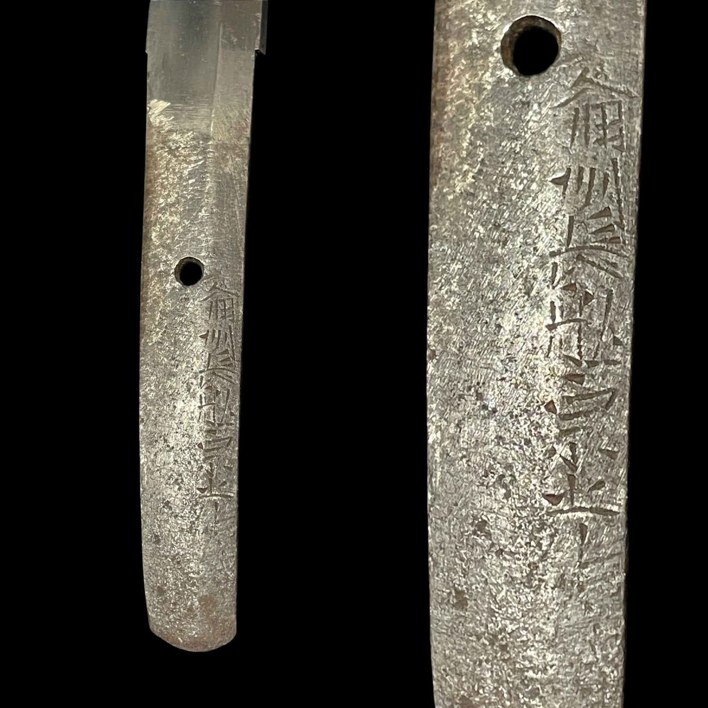 Bishuosafune Munemitsu 備州長船宗光 signed Wakizashi, Samurai Fuchikashira, Muromachi period