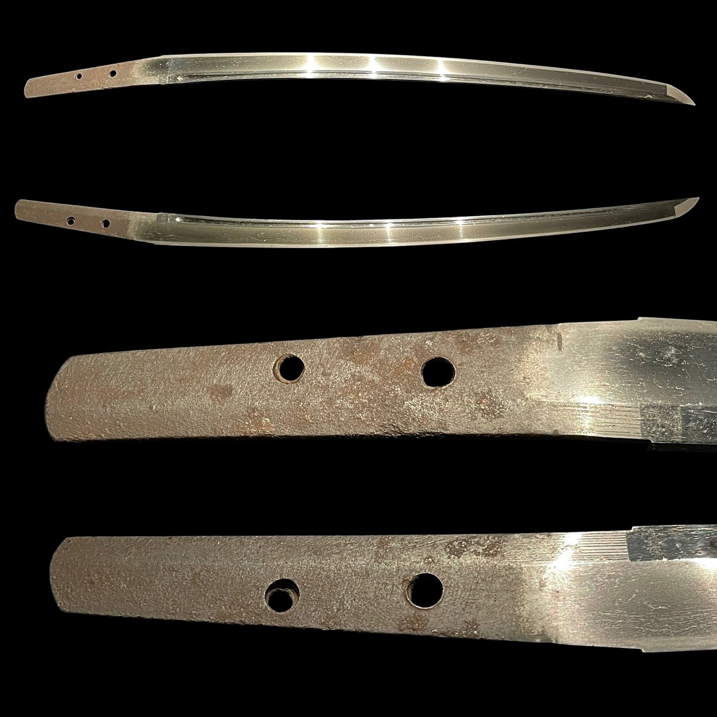 Bohi 棒樋, Suguha 直刃 Wakizashi in Shirasaya, Muromachi period mumei