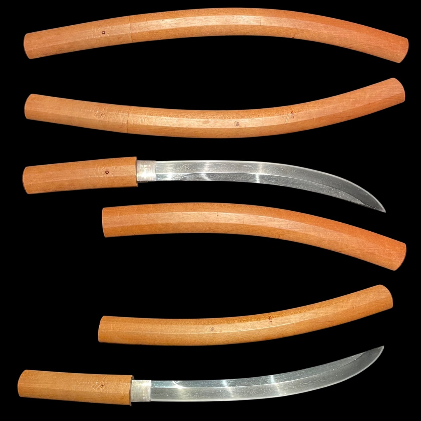 Naginata-Naoshi 薙刀直 Wakizashi, Oozori 大反り, Muromachi period mumei