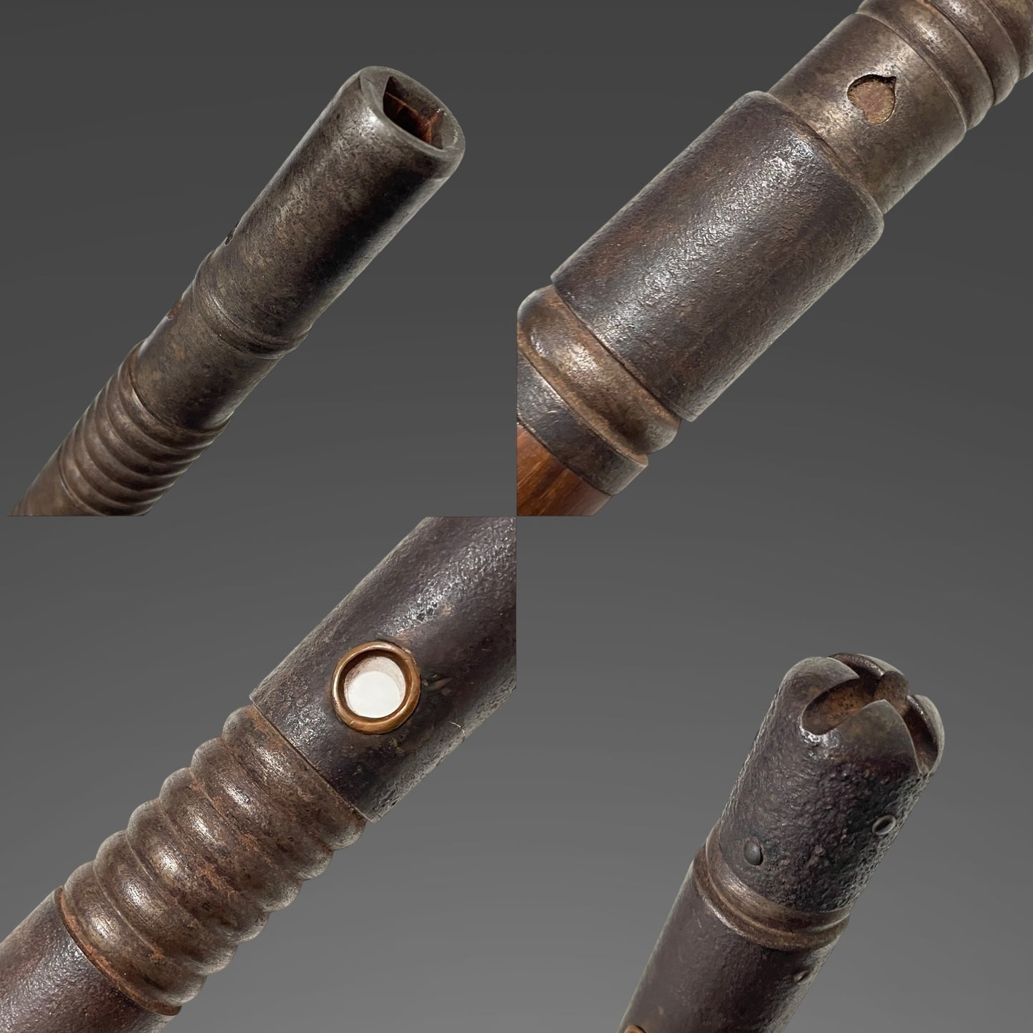 Seisankaku-Yari 正三角槍 in Koshirae, Kawachinokami Kunisuke 河内守國助 signed, Edo period