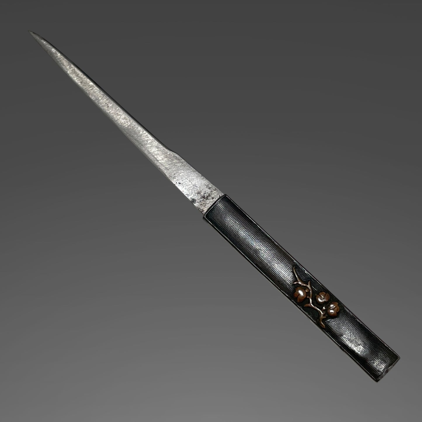 Copper Fittings TANTO, Rugged blade, with Kozuka, Late Edo period