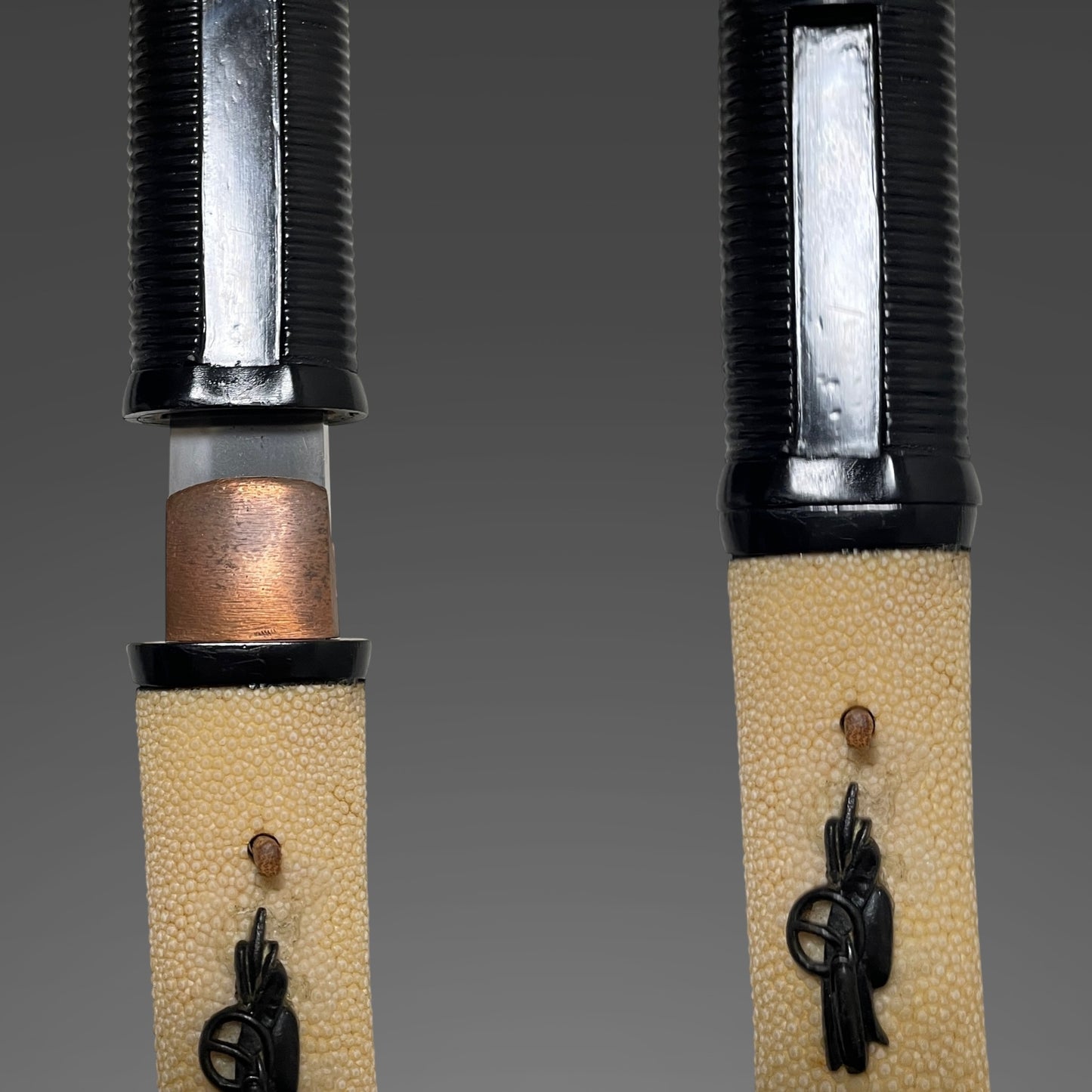 Norimitsu 則光 signed, Sendankizami-Saya 千段刻鞘 Aikuchi Koshirae, Sunnobi TANTO, Edo period