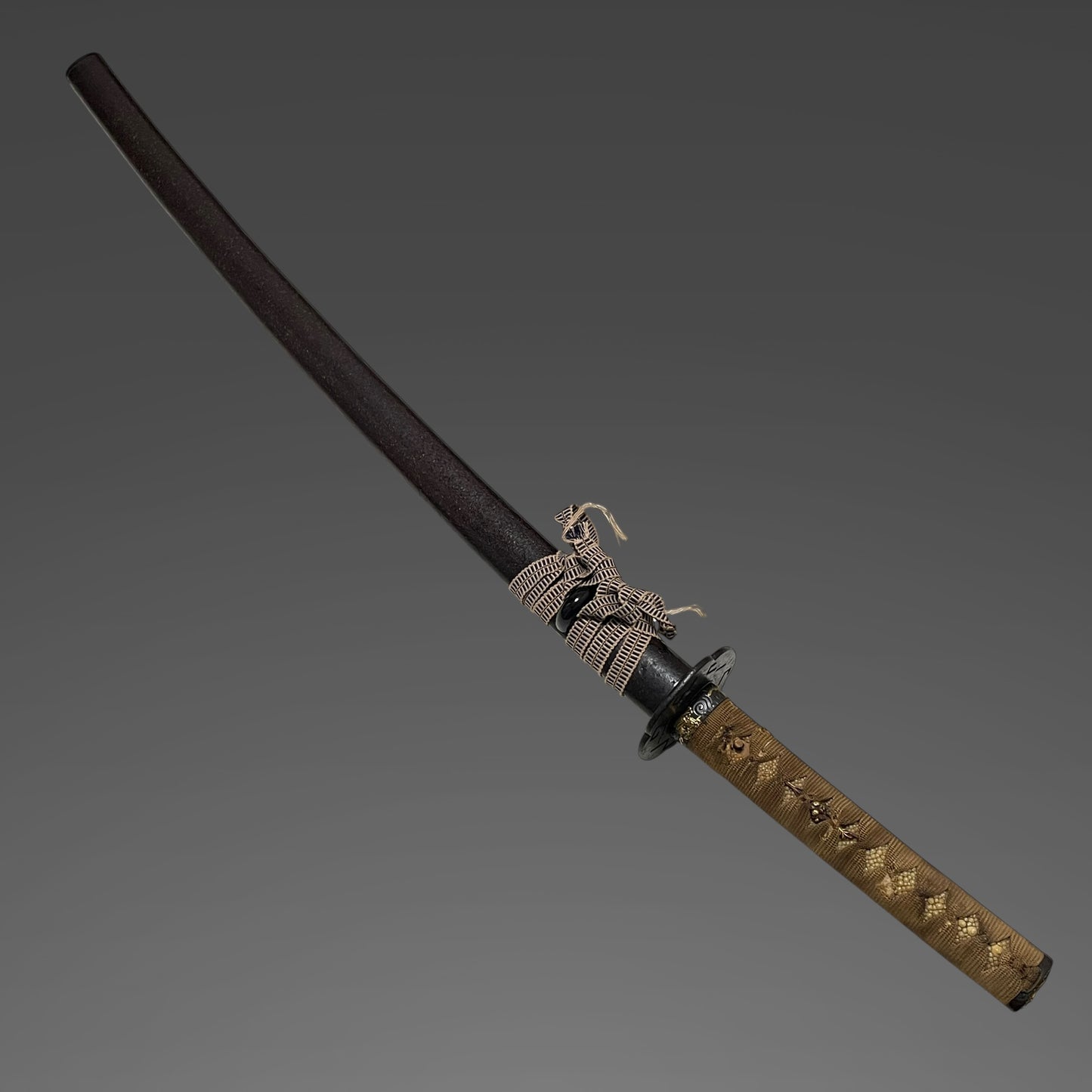 Dragon Fuchikashira KATANA, Raimon Tsuba 雷紋鍔, Edo period mumei