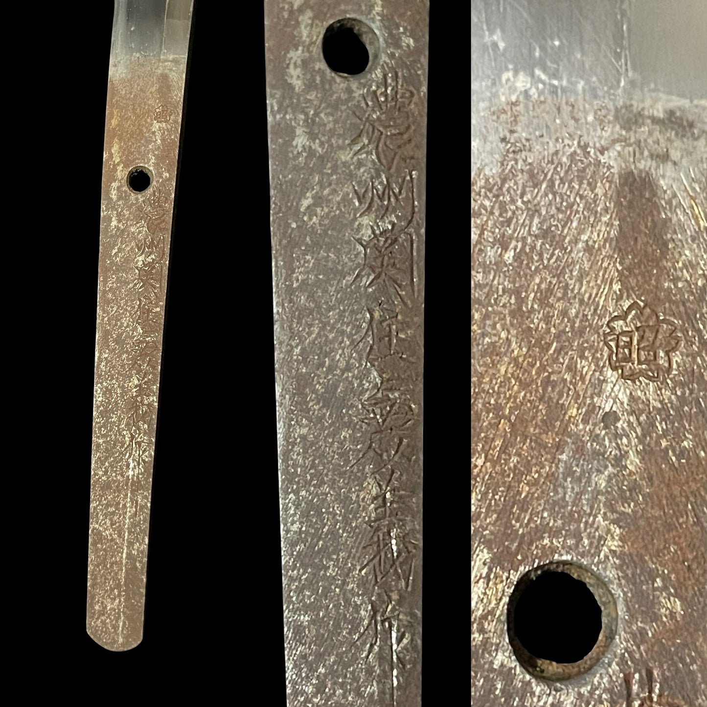 Red Handachi-Koshirae Wakizashi, Noshusekiju Kaneyoshi 濃州関住兼義 signed, Showa period
