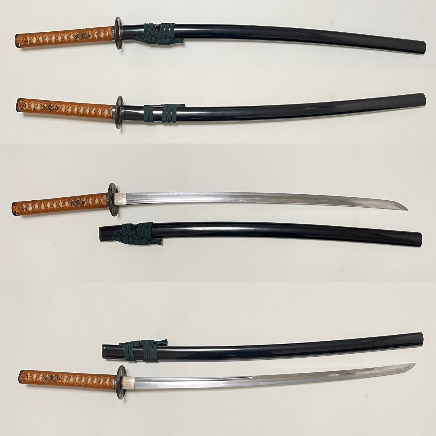 Daruma Fitting KATANA, Shell Tsuba, Gunome-Hamon, Edo period mumei