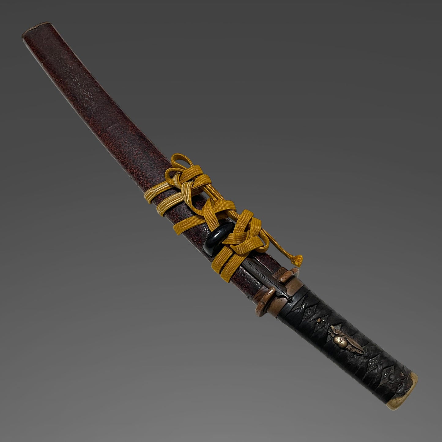 Sue-Seki 末関,  Hirazukuri Wakizashi, 平造脇差, with Kozuka kogai, Muromachi period