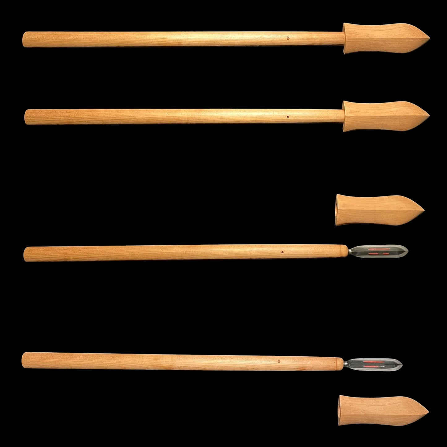 Ginnanho-Yari 銀杏穂槍, Monju Kaneshige 文珠包重作 signed, Edo period