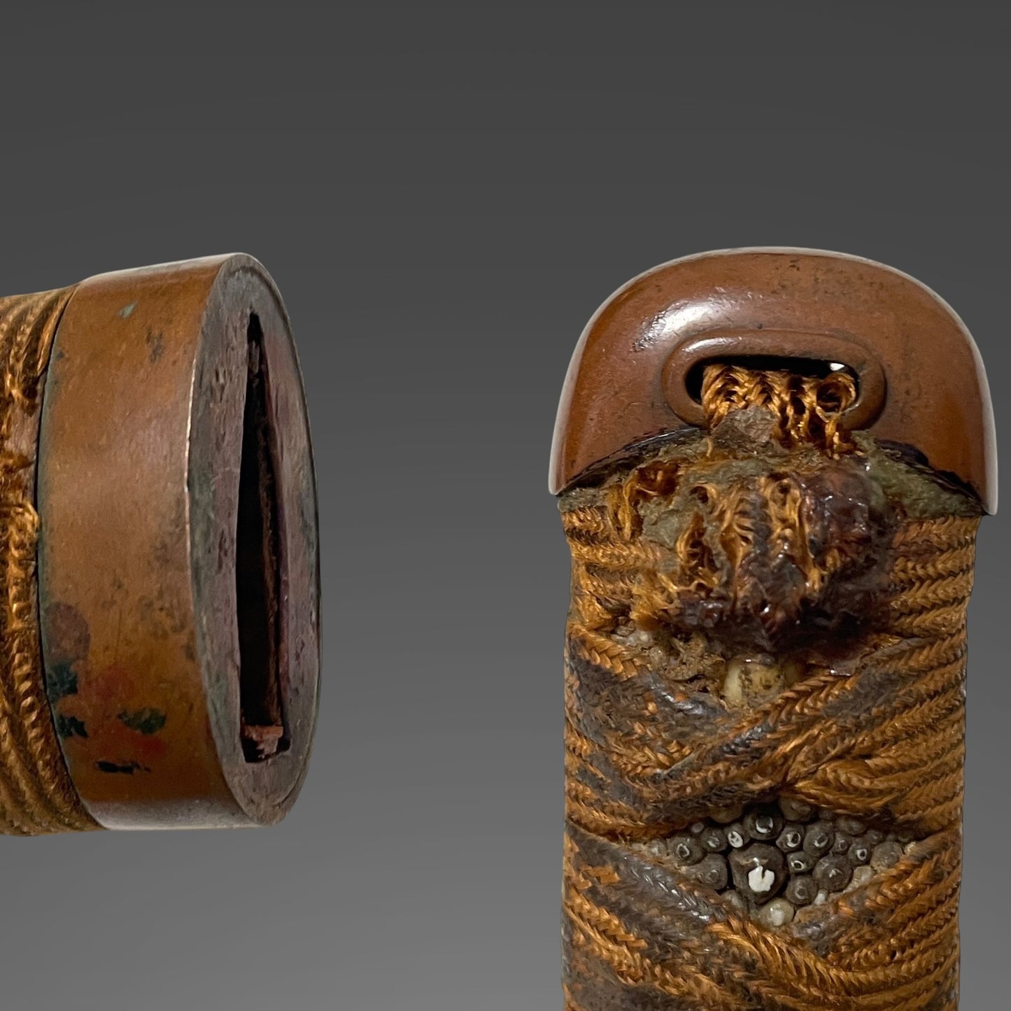 Musashitaro Yasukuni 武蔵太郎安国 signed Long Wakizashi, Edo period, with Kozuka