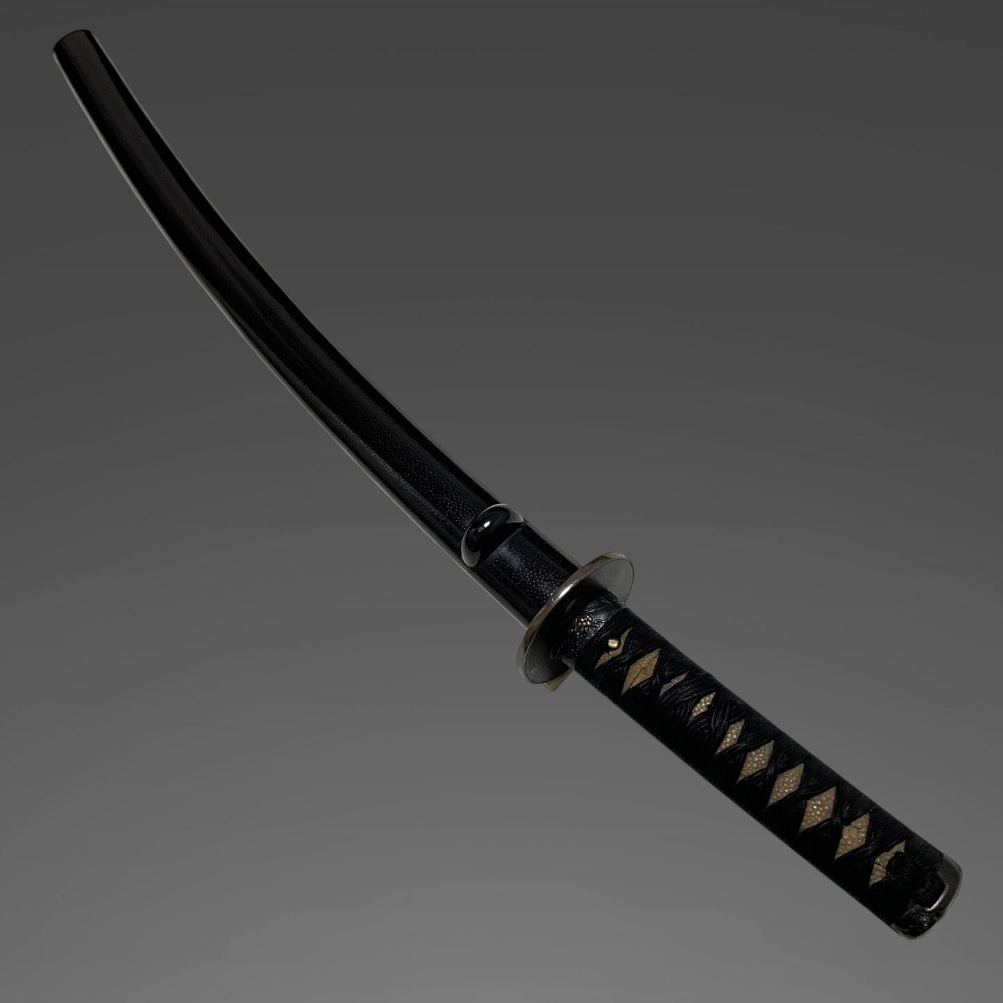 Natanenurisaya 菜種塗鞘 Wakizashi, Bushuedo Echizen Yasutsuna 於武州江戸越前安綱 signed