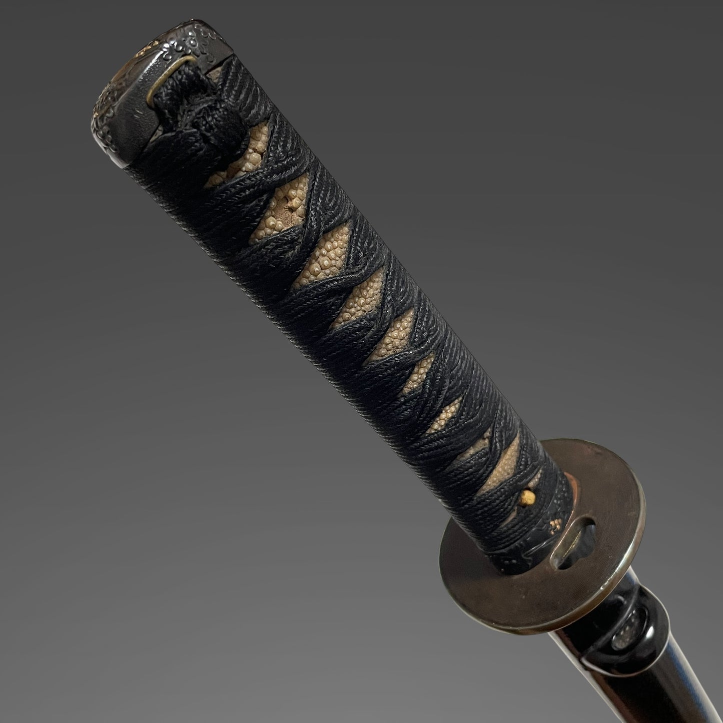 Natanenurisaya 菜種塗鞘 Wakizashi, Bushuedo Echizen Yasutsuna 於武州江戸越前安綱 signed
