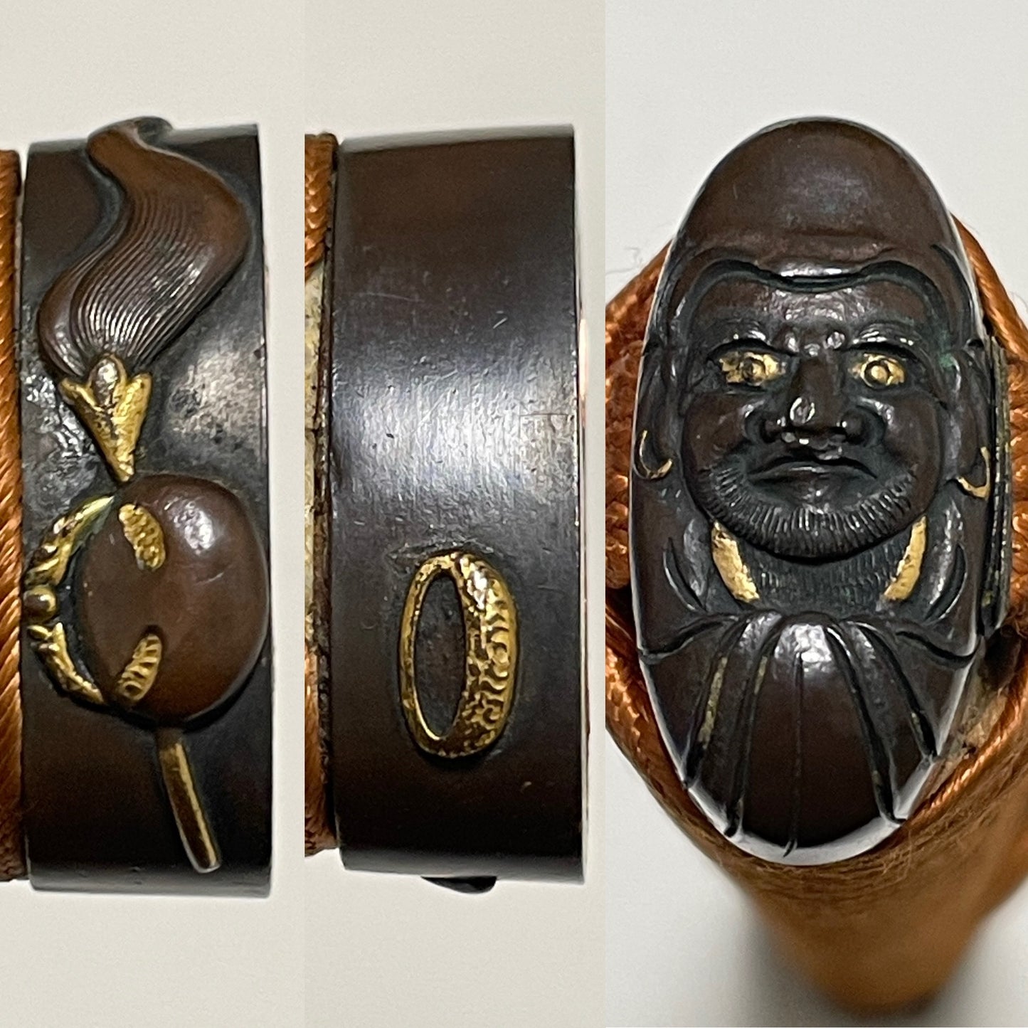 Daruma Fitting KATANA, Shell Tsuba, Gunome-Hamon, Edo period mumei