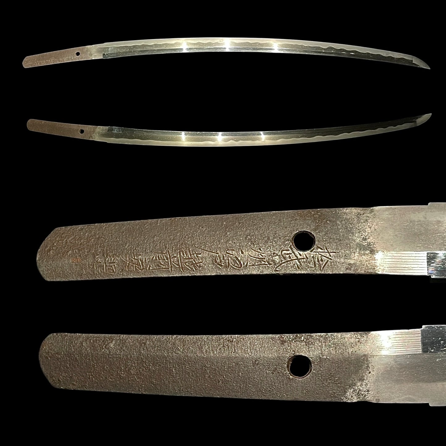 Natanenurisaya 菜種塗鞘 Wakizashi, Bushuedo Echizen Yasutsuna 於武州江戸越前安綱 signed