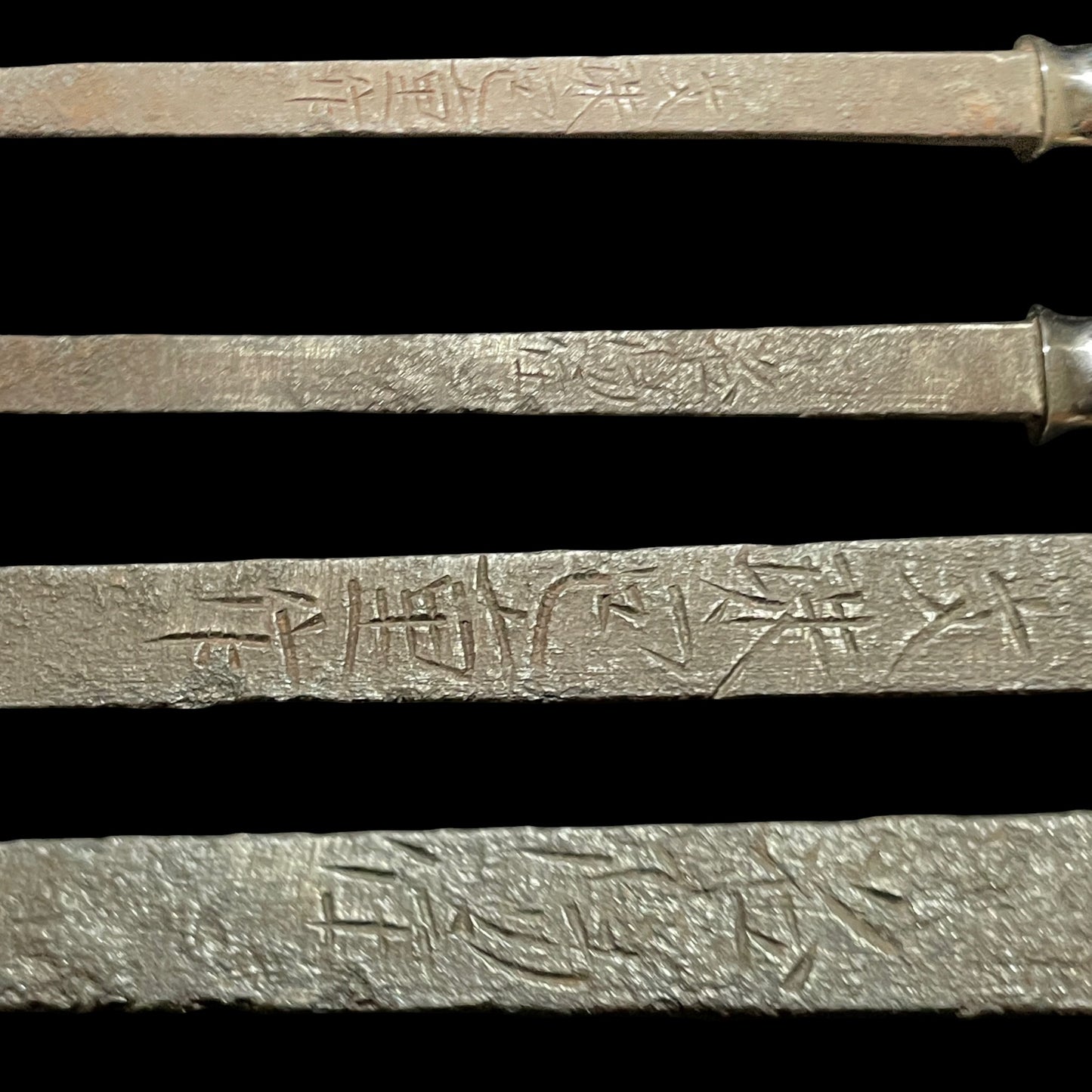 Ginnanho-Yari 銀杏穂槍, Monju Kaneshige 文珠包重作 signed, Edo period