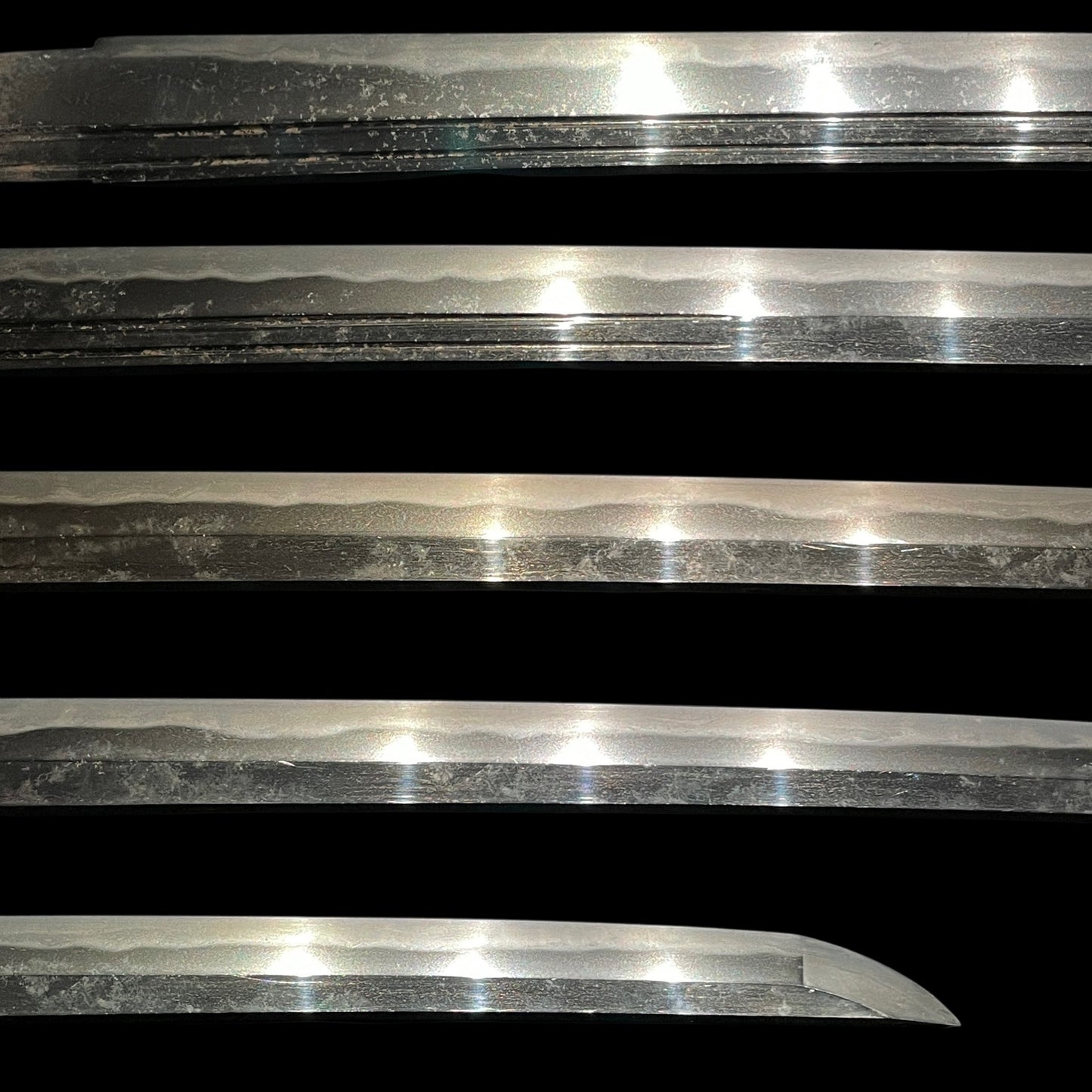 Daruma Fitting KATANA, Shell Tsuba, Gunome-Hamon, Edo period mumei