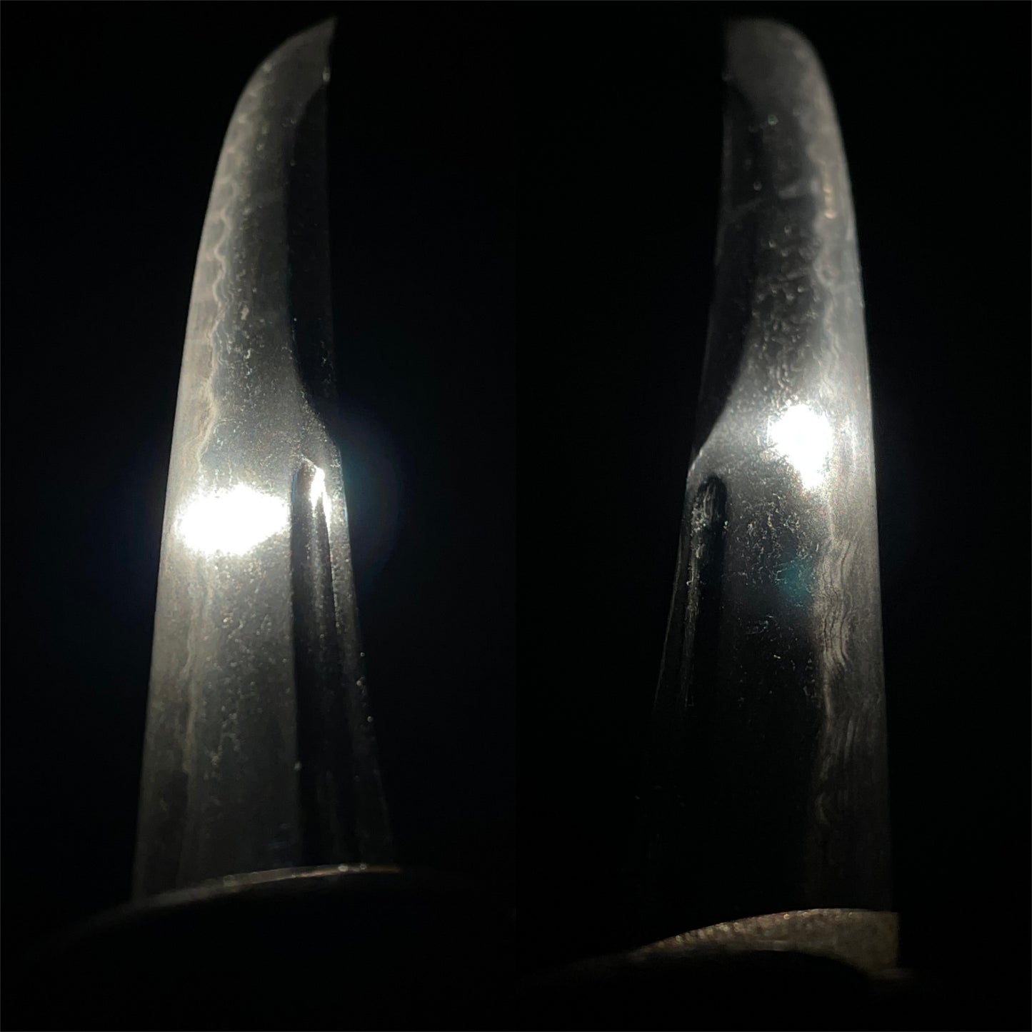 Red Unokubi Tanto, Pine needles Fuchikashira 松葉縁頭, Grasshopper Tsuab 飛蝗鍔