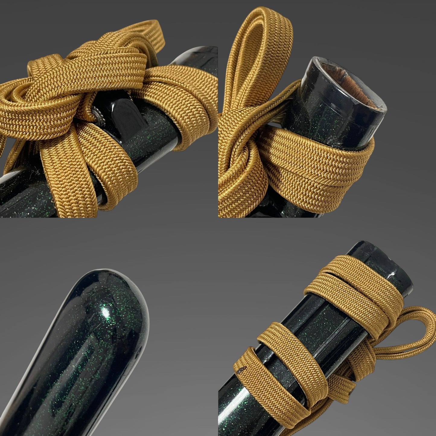 Naginatanaoshi-Zukuri 薙刀直造 Wakizashi, Flower Fittings, Muromachi period mumei